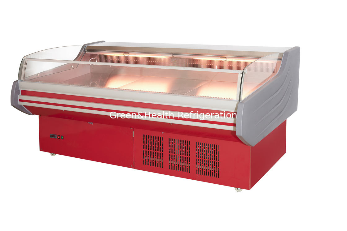 Grandi -2 ~ 8oC Mobile Portable Deli Carne Display frigorifero Freezer aperto