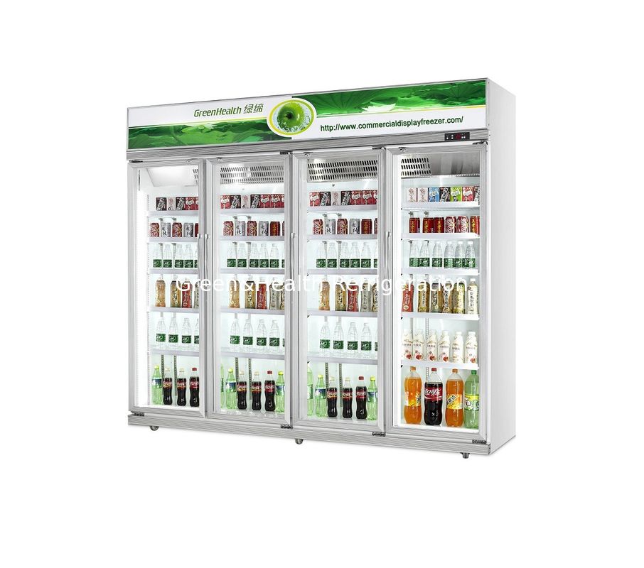 480L Frigorifero Commerciale per Bevande con Compressore Danfoss e Controllo Temperatura 0-10°C Porta in Vetro