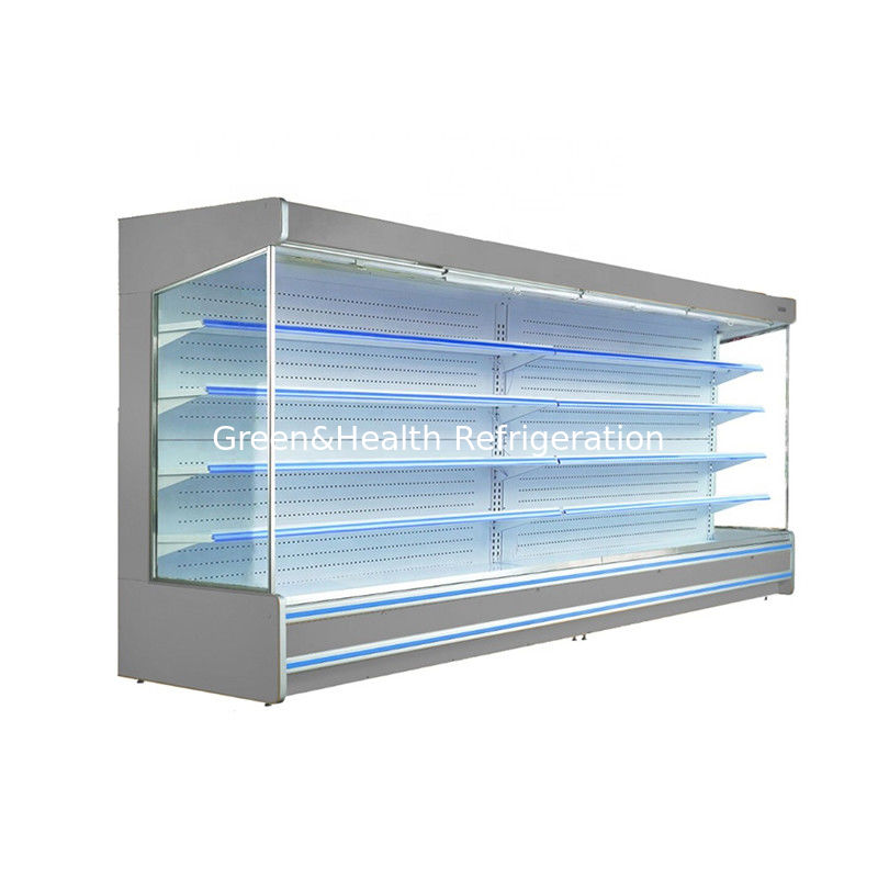 Vetrina aperta di Fuit di promozione del refrigeratore di dimensione su misura frigorifero del supermercato del produttore della Cina
