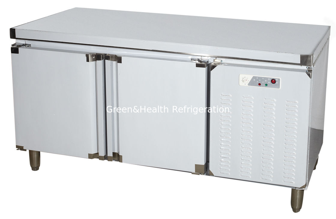 Chiller commerciale in acciaio inossidabile con compressore Danfoss e ventilatore di raffreddamento per panetterie e alberghi