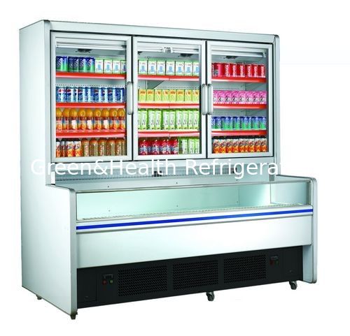 Frigorifero combinato commerciale con zone a doppia temperatura, auto-decongelamento e compressori ad alta efficienza - Samba Hybrid