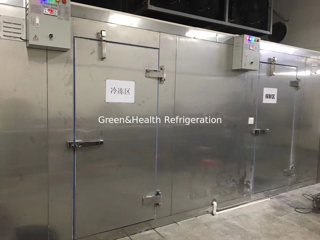 Aria di raffreddamento 2-8 gradi pannello in PU stabilità acciaio frigorifero per la conservazione degli alimenti