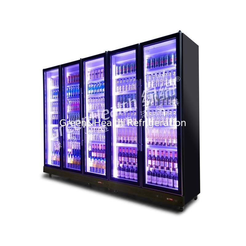 frigorifero aperto commerciale Multideck del frigorifero dell'esposizione dell'hotel regolabile di Antivari