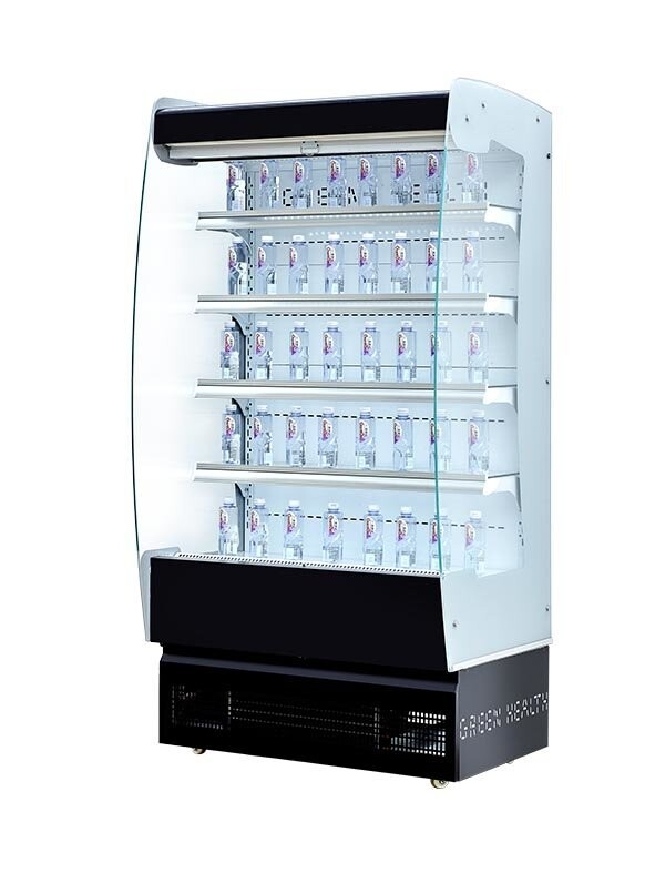 Refrigeratore di Multideck del deposito di Glocery/frigorifero aperti dell'esposizione di Multideck regolato dello scaffale