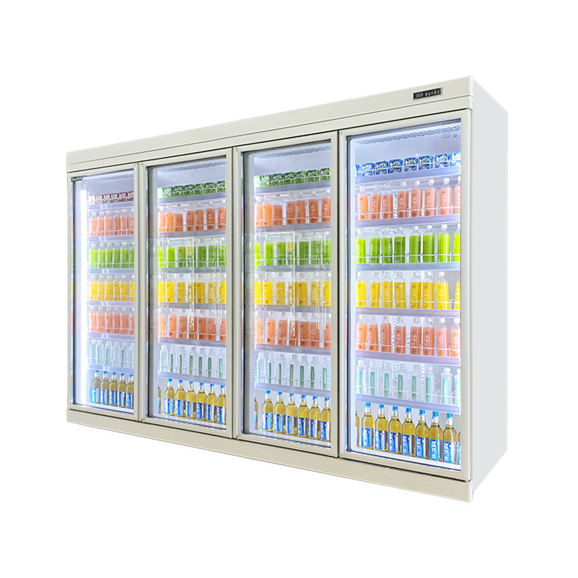 2694L Display commerciale verticale Congelatore Vitrina di bevande raffreddatore