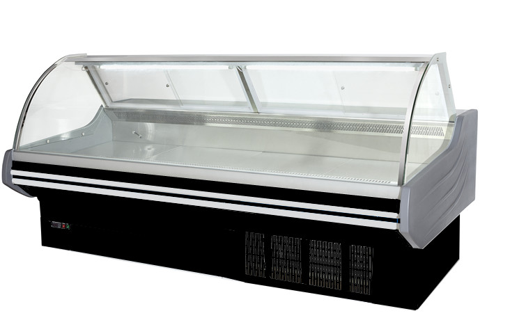 frigorifero dell'esposizione della ghiottoneria del dispositivo di raffreddamento dell'esposizione della carne bianca di 2m per il supermercato della macelleria