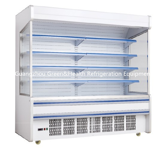 Il refrigeratore commerciale aperto regolabile di Multideck, bevanda beve i dispositivi di raffreddamento per il deposito