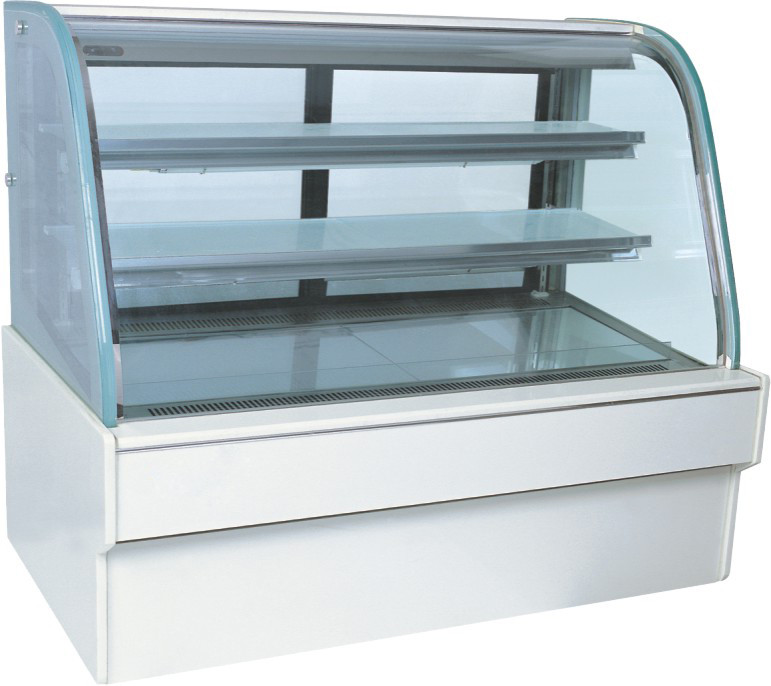 Scivolamento orizzontale di vetro del lato posteriore del congelatore dell'esposizione del dolce di strati R134a di CustomizeTwo