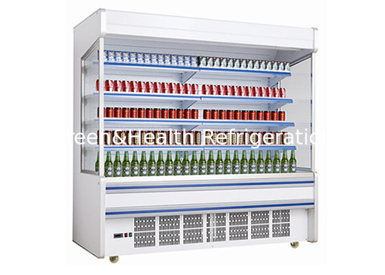 Fan che raffredda Multideck Front Chiller For Shop Plug aperto nel tipo con il refrigerante R404