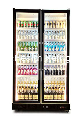 Frigorifero più freddo dell'esposizione della porta delle birre 2 o 3 dell'esposizione fredda di lusso leggera della bevanda