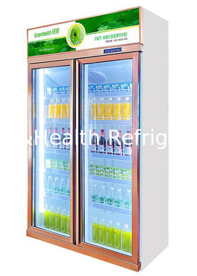 Porta commerciale R290 di Coca Cola Fridge Chiller Glass del contenitore per esposizione della bevanda del supermercato