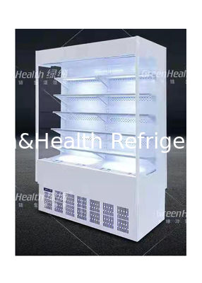 Front Shop Drinks Display Chiller aperto verticale Multideck per il ristorante
