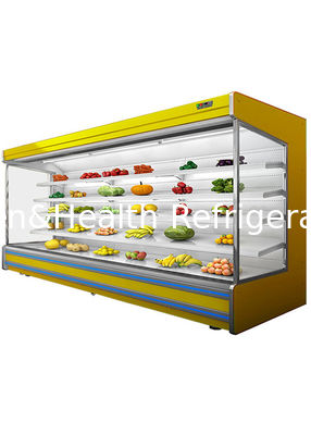 Tipo di supporto di raffreddamento del ventilatore Sistema remoto Multideck Open Chiller For Shop