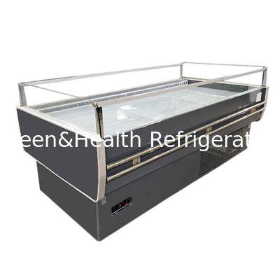Refrigeratore refrigerato dell'esposizione della frutta di conservazione degli alimenti per il tipo aperto del negozio