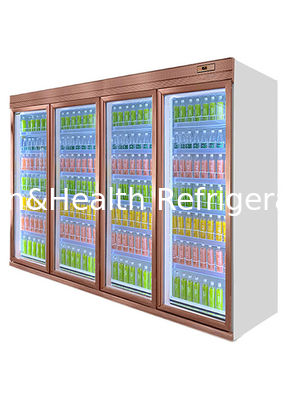 Refrigeratore verticale per espositore multiporta con ripiano regolabile