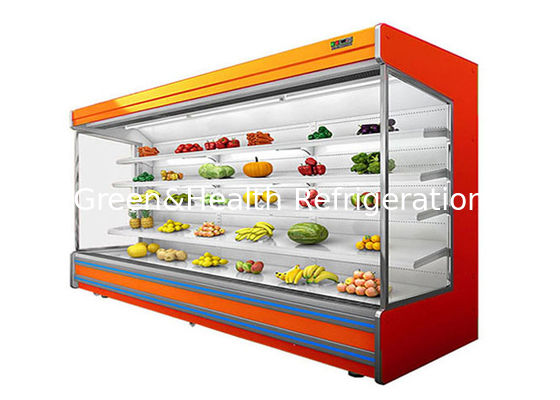 Refrigeratore aperto dell'aria dell'esposizione dell'esposizione R22 del congelatore del multi supporto commerciale dello scaffale per gli ortaggi da frutto