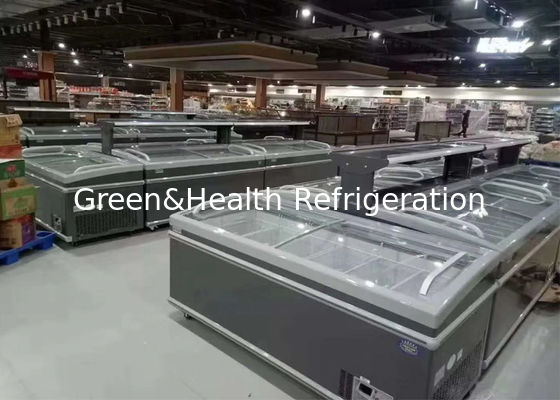 Attrezzatura commerciale di raffreddamento statica del frigorifero del congelatore del petto dell'isola per il gelato