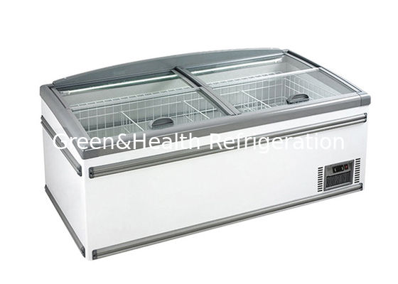 Alta efficienza dell'associazione del supermercato del congelatore commerciale dell'isola
