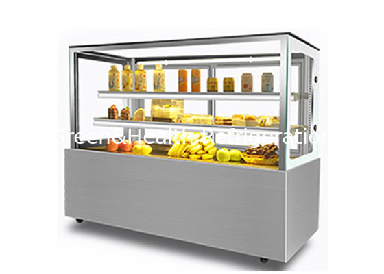 Vetrina dritta 540w del dispositivo di raffreddamento della pasticceria del refrigeratore dell'esposizione del dolce di grande capacità