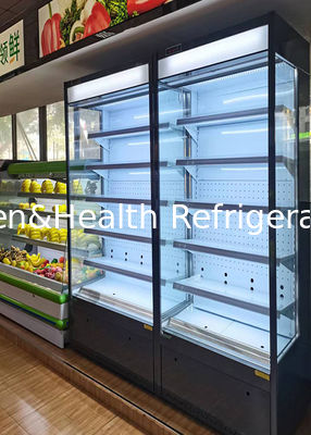 refrigeratore di 1.25m Mini Open Type Integrated Merchandise per il supermercato