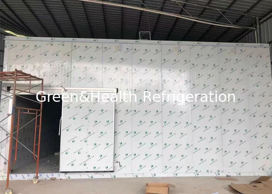 L'unità di elaborazione della serratura della camma riveste la passeggiata di pannelli in congelatore della cella frigorifera per il magazzino modulare del manzo del pollo