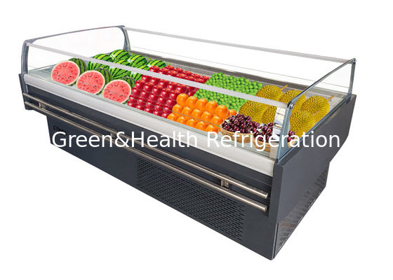 Display di frutta a raffreddamento dinamico frigorifero multideck open chiller per supermercato