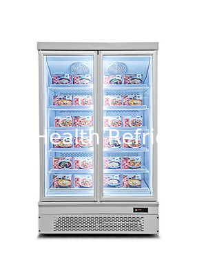 R134a Apparecchiature per supermercati commerciali Bottom Mount Vertical Freeezer Heladeras