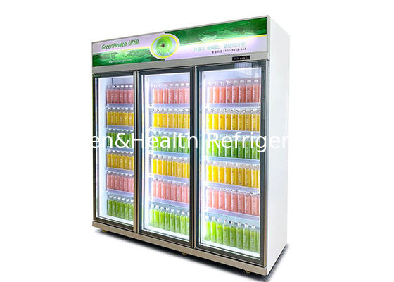 Multi-gate budget vetro verticale frigorifero Display Cabinet Cesto Freezer 738L