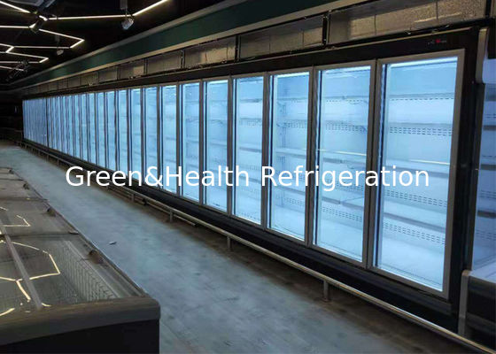 5 scaffale multideck open chiller verdura frutta porta in vetro vetrina