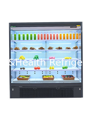 Bevande multideck verdura e frutta open front chiller per il supermercato