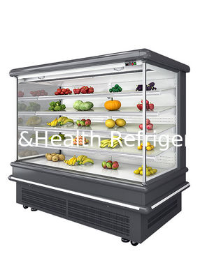 Fabbrica di fornitura Sistema remoto Multi- Deck Open Chiller Supermercato Display Frigo