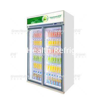 Convertitore di frequenza refrigeratore commerciale per bevande negozio vetro visualizzatore bevande frigorifero 1000L