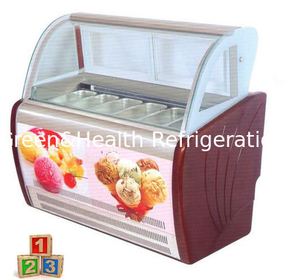 Commercial Luxury Ice Cream Freezer Display Food Cabinet Torta Spuntino Vitrina