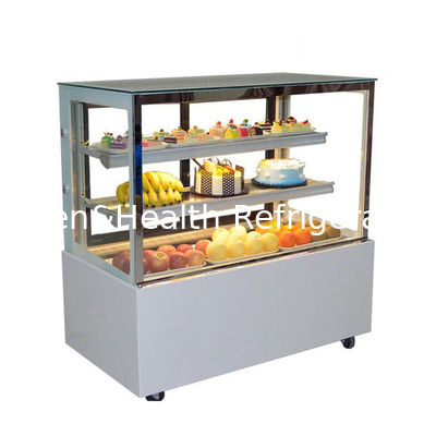 Arredamento da forno a luce a LED Display di torta Chiller con ruota facile da spostare