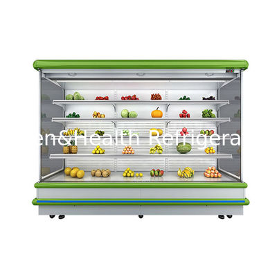Refrigeratore a schermo aperto a raffreddamento multideck per ortaggi