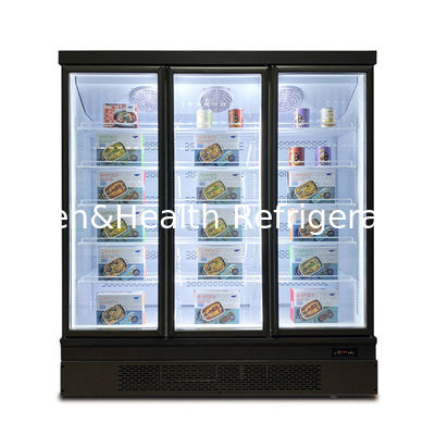 Ventilatore di raffreddamento Commerciale Vertical Glass Door Freezer With Frost Free Defrost