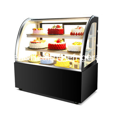Base in marmo 2 strati Decks Cake Display Freezer per pasticceria sushi serpente Display