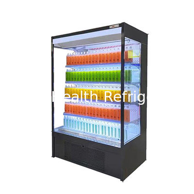 220V/50Hz Commerciale Multideck Beverage Milk Display Frontale Aperto