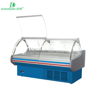 frigorifero dell'esposizione della ghiottoneria della carne fresca di 3m per la fermata/supermercato della macelleria