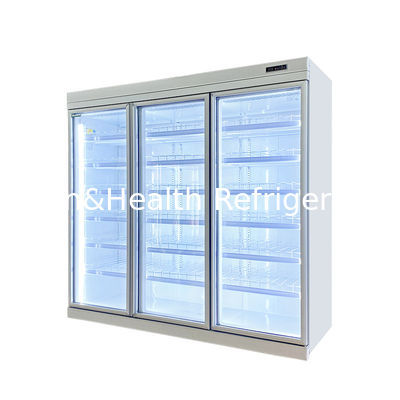 Copeland Swing Glass Door Freezer con refrigerante R404