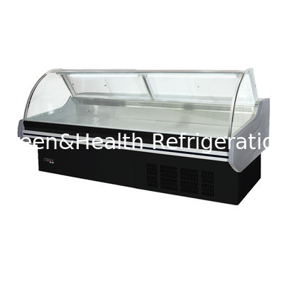 220/50hz Voltaggio Gas R404a Display di cibo cotto Vitrina Display Cabinet di carne