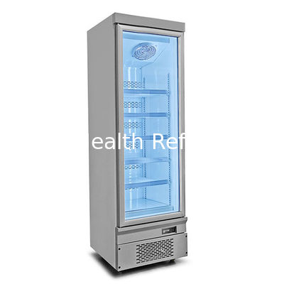 Green Health Convenience Store Commercial Unit Freezer Display Cabinet a porta singola
