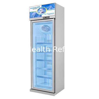 Unità superiore Porta in vetro singola Mensole multiple Luxury Freezer