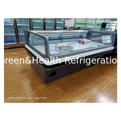 Commercial European Semi Open Fresh Meat Storage Refrigeration Display Freezer Frigo