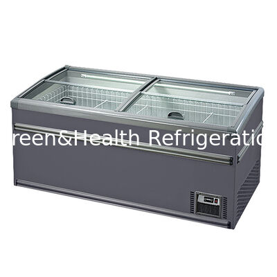 Tipo di conservazione Congelatore orizzontale commerciale Stoccaggio di merci su larga scala Congelatore a isola