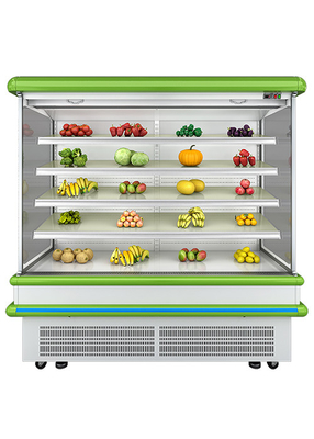Singola vetrina del frigorifero dell'esposizione di Multideck di temperatura per frutta e la verdura